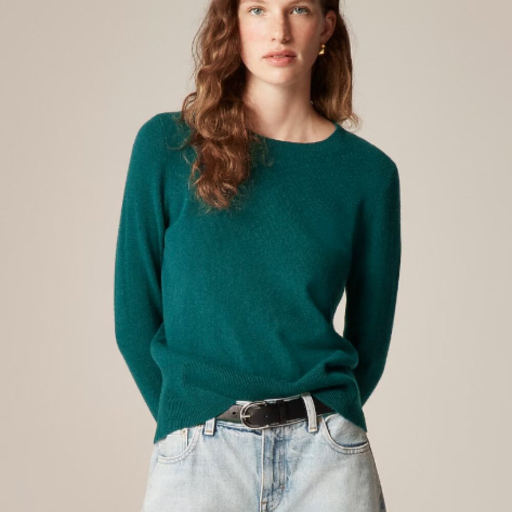 Cashmere classic-fit crewneck sweater